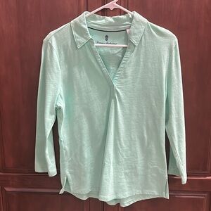 Tommy Bahama Aqua Jersey Shirt